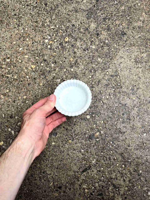 Charming White Dish For Butter?