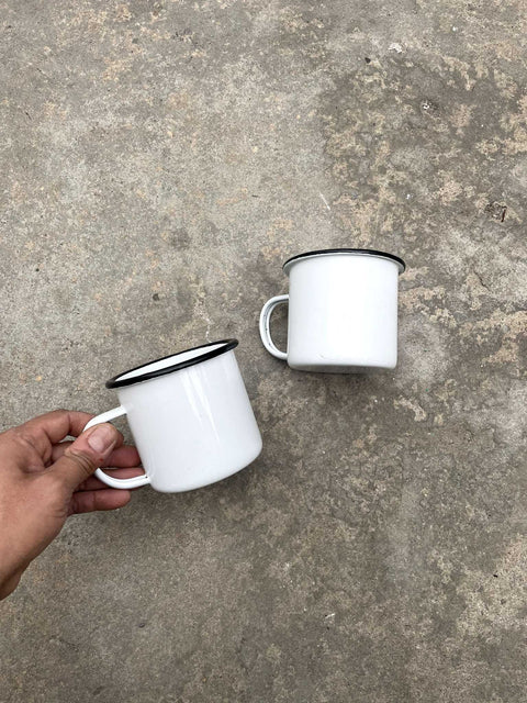 Classic Enamel Camping Mugs