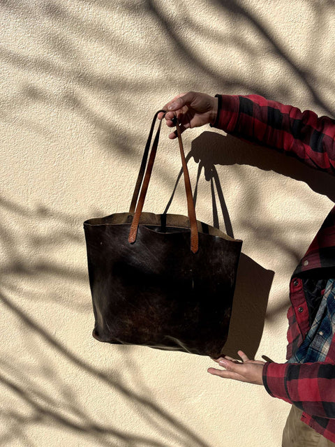Classic Madewell Leather Tote Bag