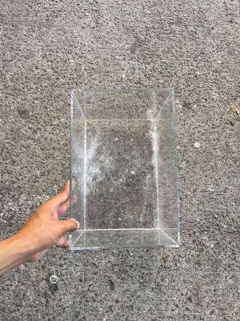 Clear Acrylic Storage Box, 12x8x8”