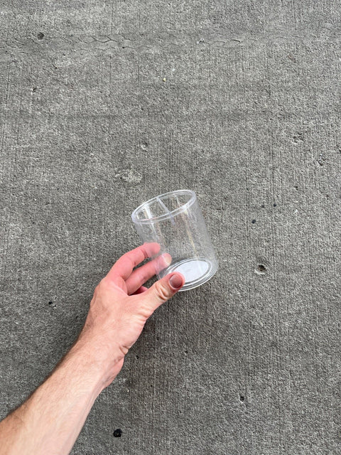 Clear Cup For Toothbrush & Toothpaste