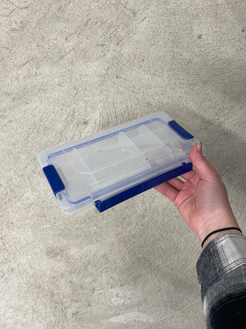 Clear Divided Storage Container
