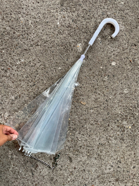 Clear Dog Umbrella