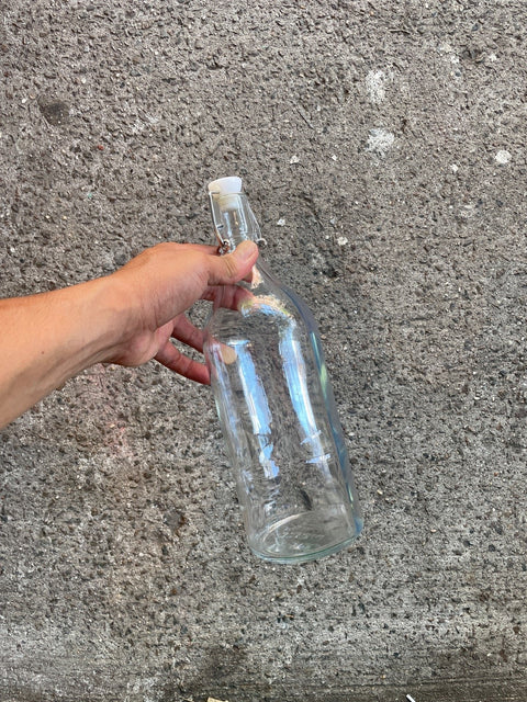 Clear Glass Bottle