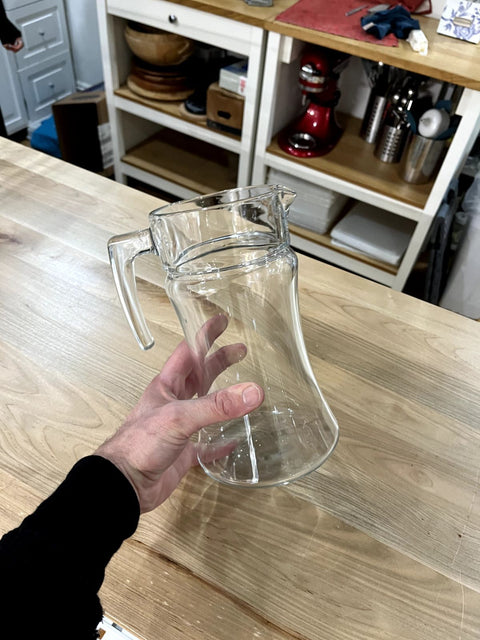 Clear Glass Pitcher