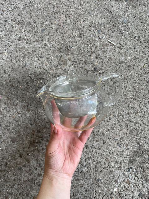 Clear Glass Teapot With Infuser