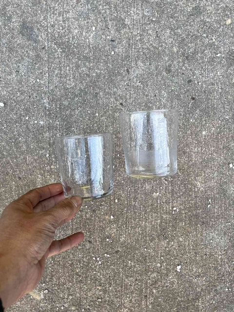 Clear Glass Tumblers Set