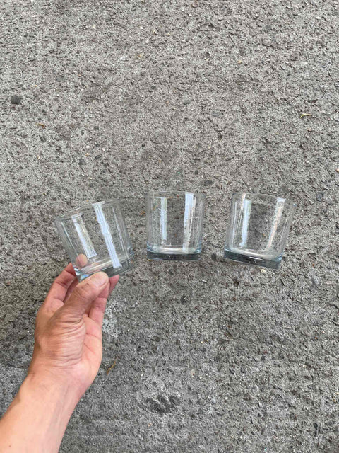 Clear Glass Tumblers Set