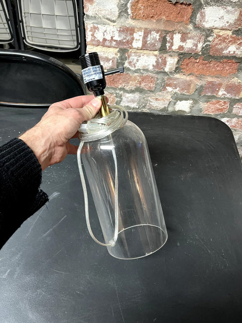 Clear Jar Glass Lamp
