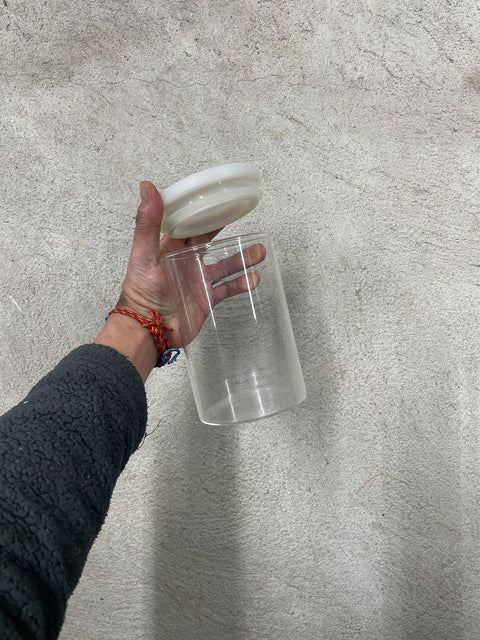 Clear Jar With Lid