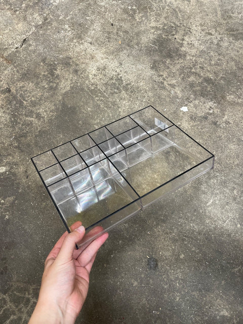 Clear Makeup Organizer Tray