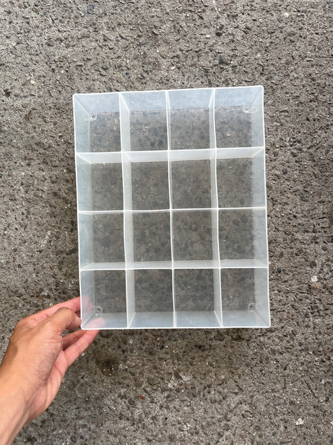 Clear Multi-compartment Storage Box