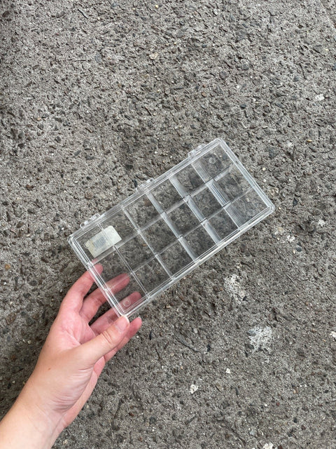 Clear, Small Parts Organizer