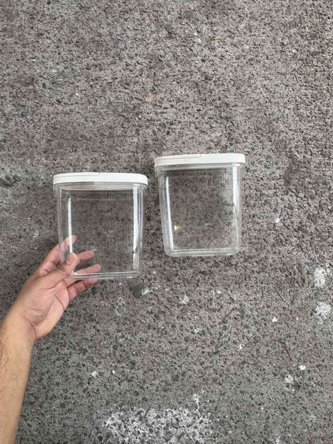 Clear Storage Containers Set