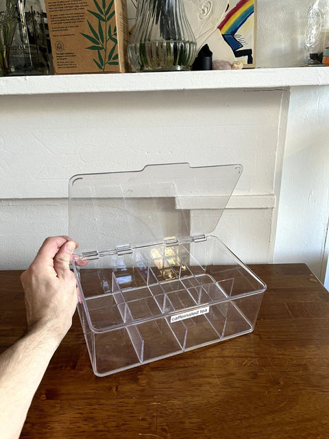 Clear Tea Organizer