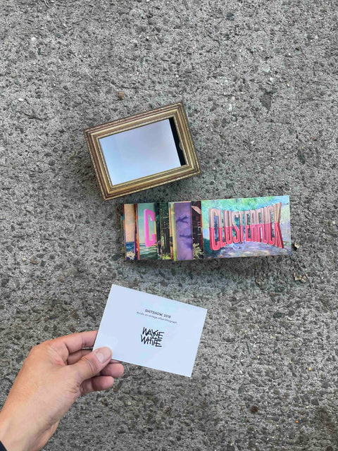 Clusterfuck Art Cards by Wayne White & Lil' Frame