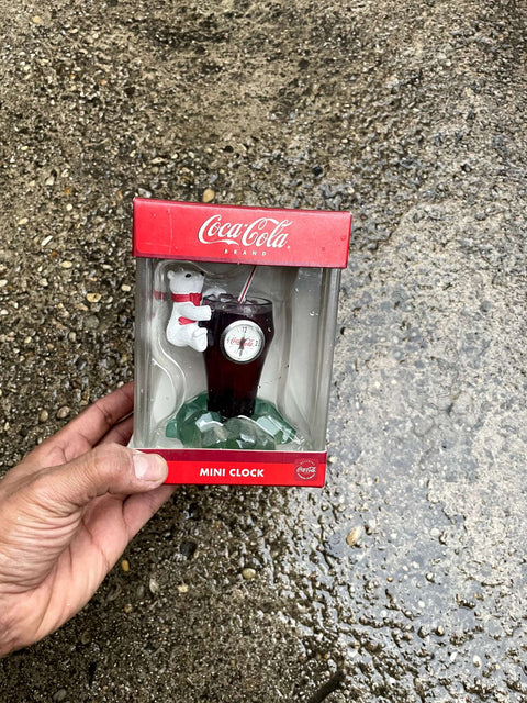 Coca-Cola Bear Mini Clock
