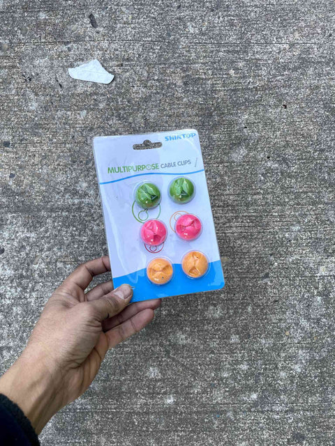 Colorful Cable Clips