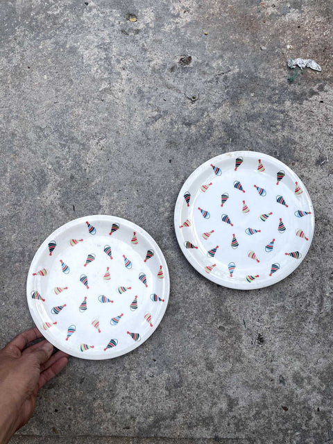 Colorful Fish Eddy Dessert Plates