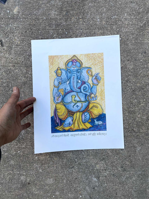 Colorful Ganesha Artwork
