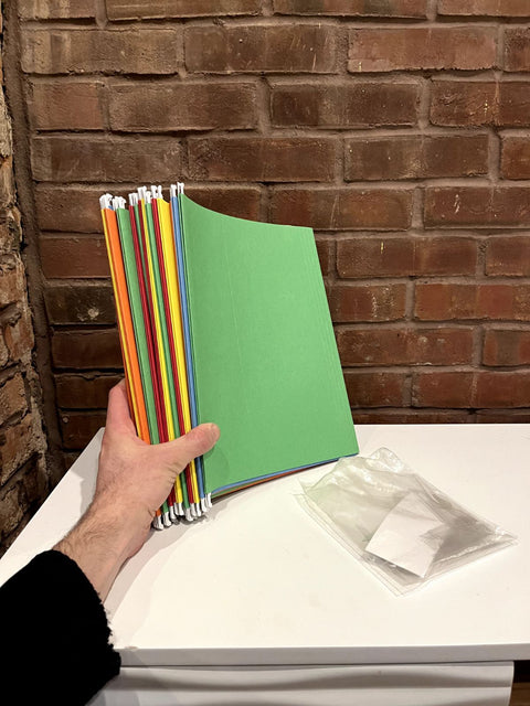 Colorful Hanging File Folders