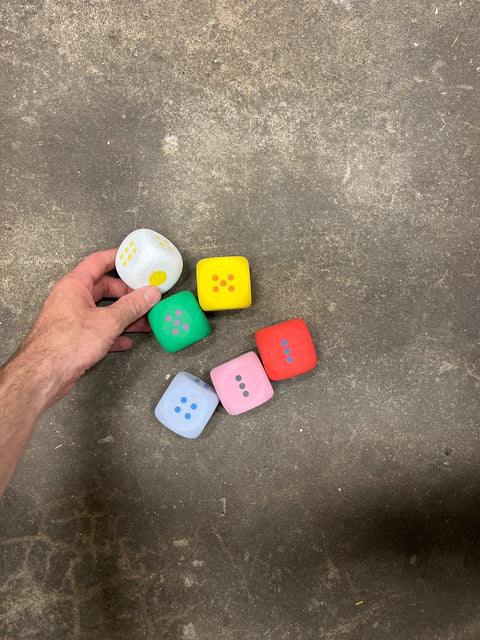Colorful Jumbo Dice Set