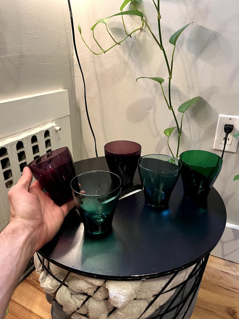 Colorful Drink Glasses Set That Look Very Much Like Kaj Franck?