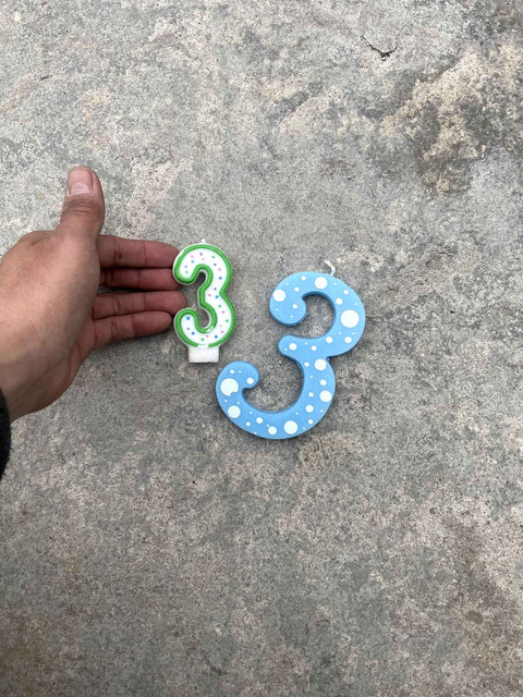 Colorful Number Candles