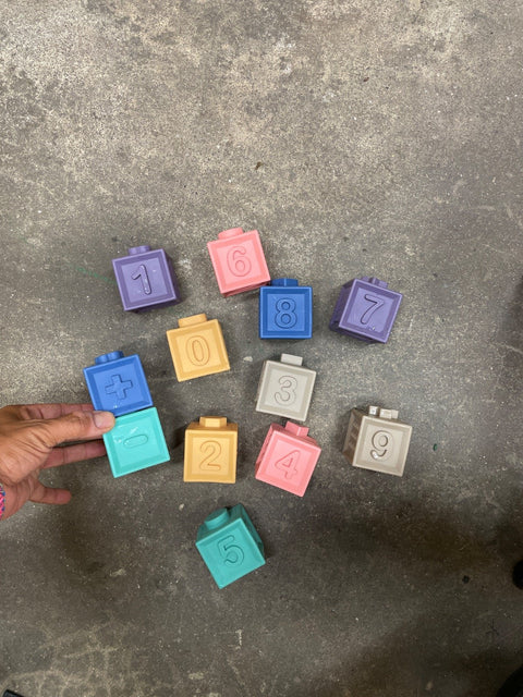 Colorful Number Stacking Blocks