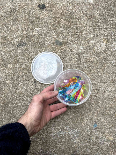 Colorful Plastic Spoons Set