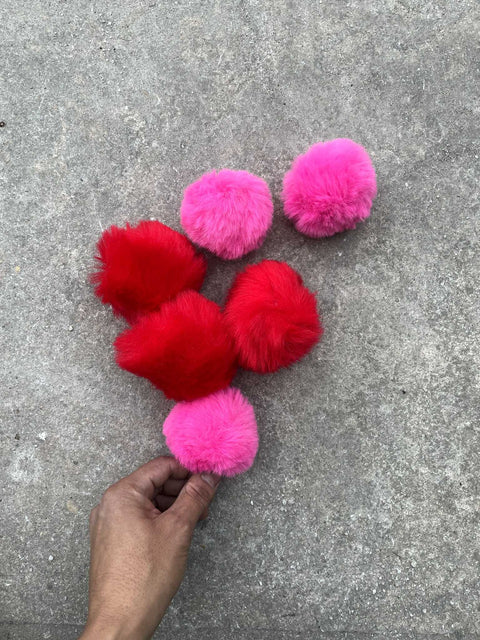 Colorful Pom Poms Set