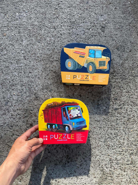 Colorful Truck Puzzles for 2+