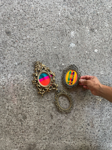 Colorful Vintage Photo Frame Set