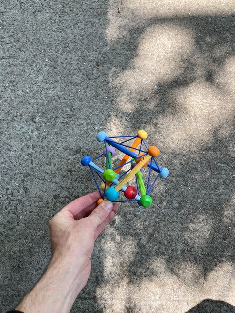 Colorful Wooden Atom Toy
