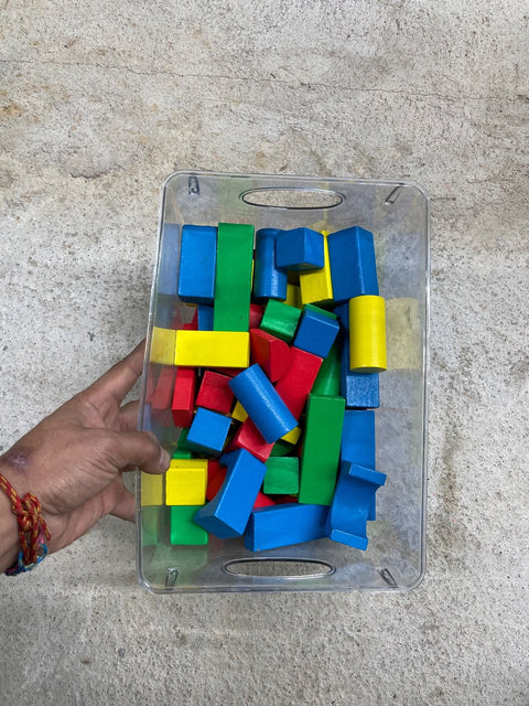 Colorful Wooden Building Blocks