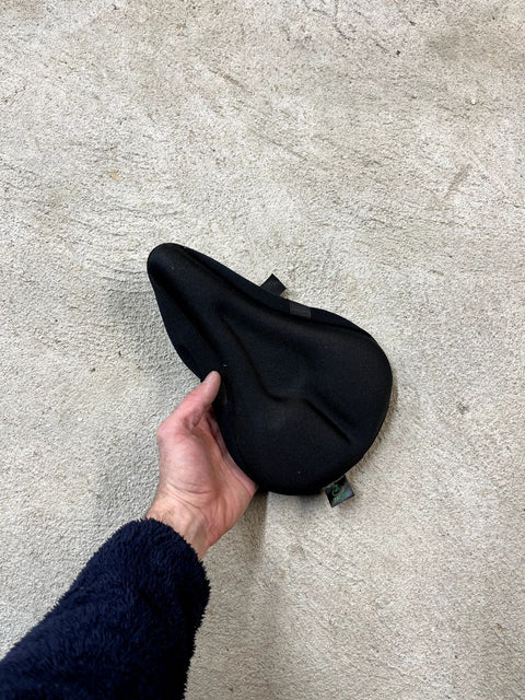 Comfy Black Bike Seat Cover