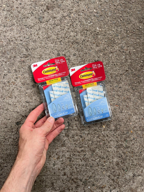 Command Clear Assorted Refill Strips