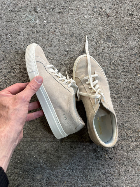 Common Projects Suede Sneakers In Excellent Condition, Size EU 36