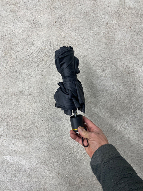 Compact Black Umbrella
