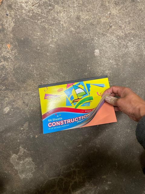 Construction Paper Pad