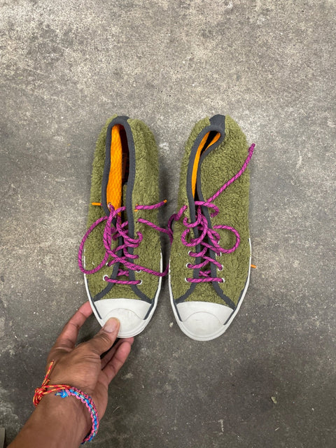 Converse x Jack Purcell Fuzzy Lows, 9 US W or 40.5 EU