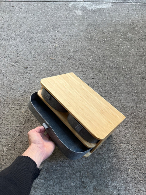 Cool 3 Drawers Bamboo Organizer, 14x9"