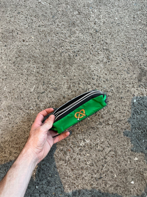 Cool Green Pretzel Double Pencil Case