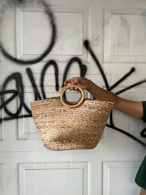 Cool Straw Woven Handbag