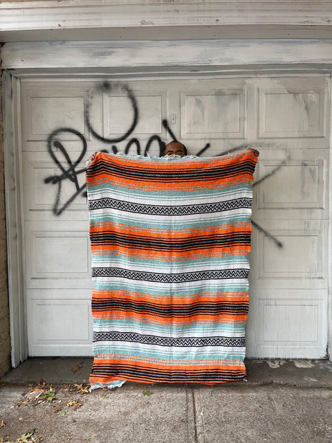 Cool Striped Throw Blanket