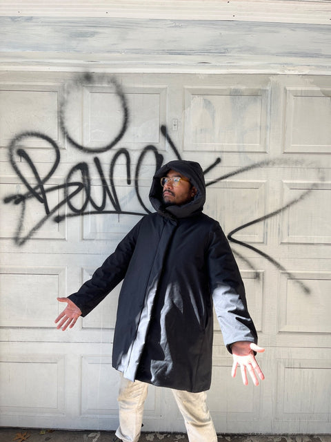 UNIQLO Jil Sander Hybrid Down Oversized Parka Jacket, Size Men L