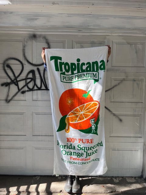 Cool Tropicana Orange Juice Towel