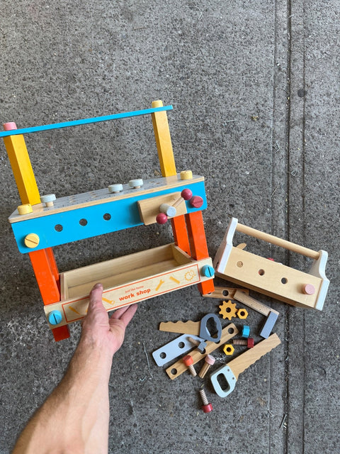 Cool Wooden Toy Work Bench