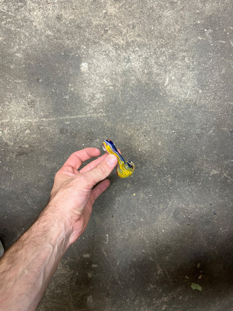 Cool Yellow Glass Pipe