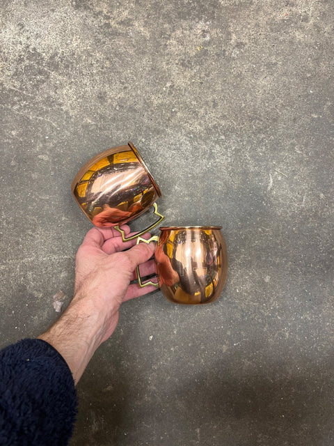 Copper Mule Mugs Set